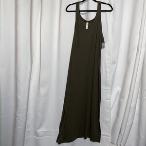 Auden Women's Pullover Sleepwear Tank Top 2XL Olive Green Soft NWT Lightweight
